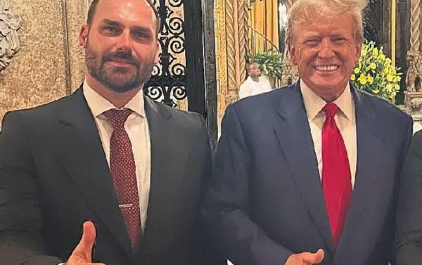 Eduardo Bolsonaro diz atuar contra missão de senadores nos EUA