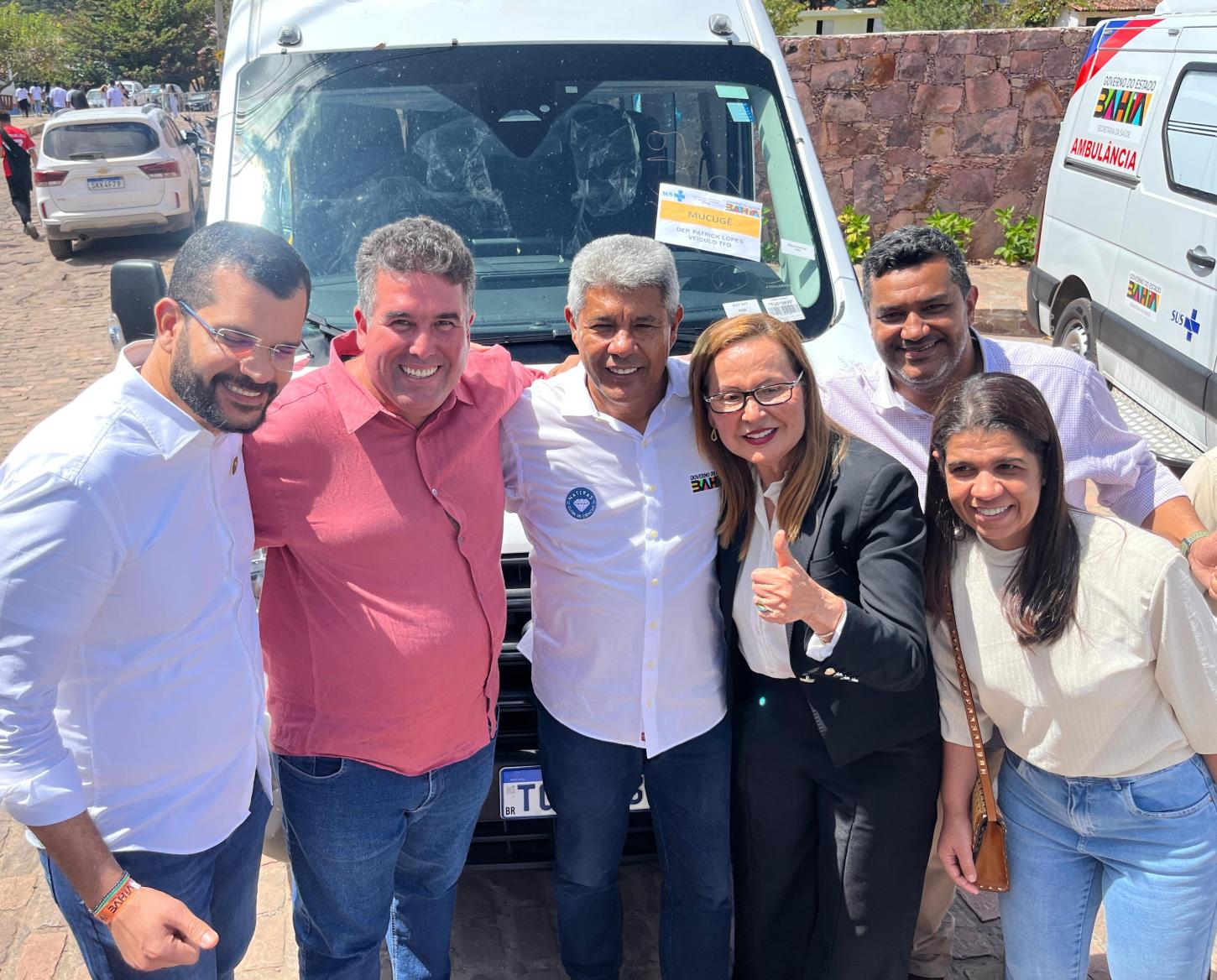 Deputado Patrick Lopes acompanha governador e entrega investimentos em Mucugê e Marcionílio Souza