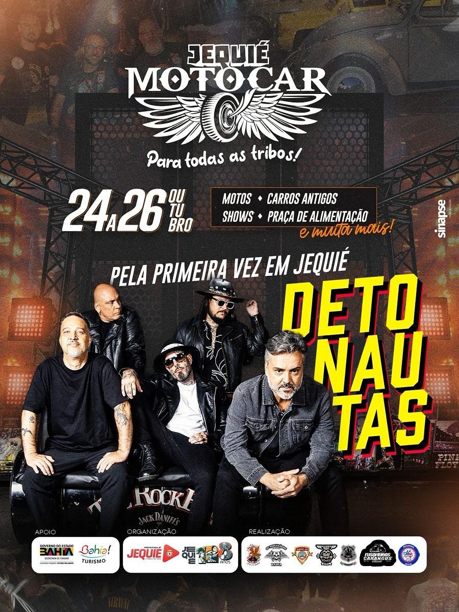 Jequié Moto Car 2025 promete agitar o Alto da Prefeitura com Detonautas e grandes atrações!