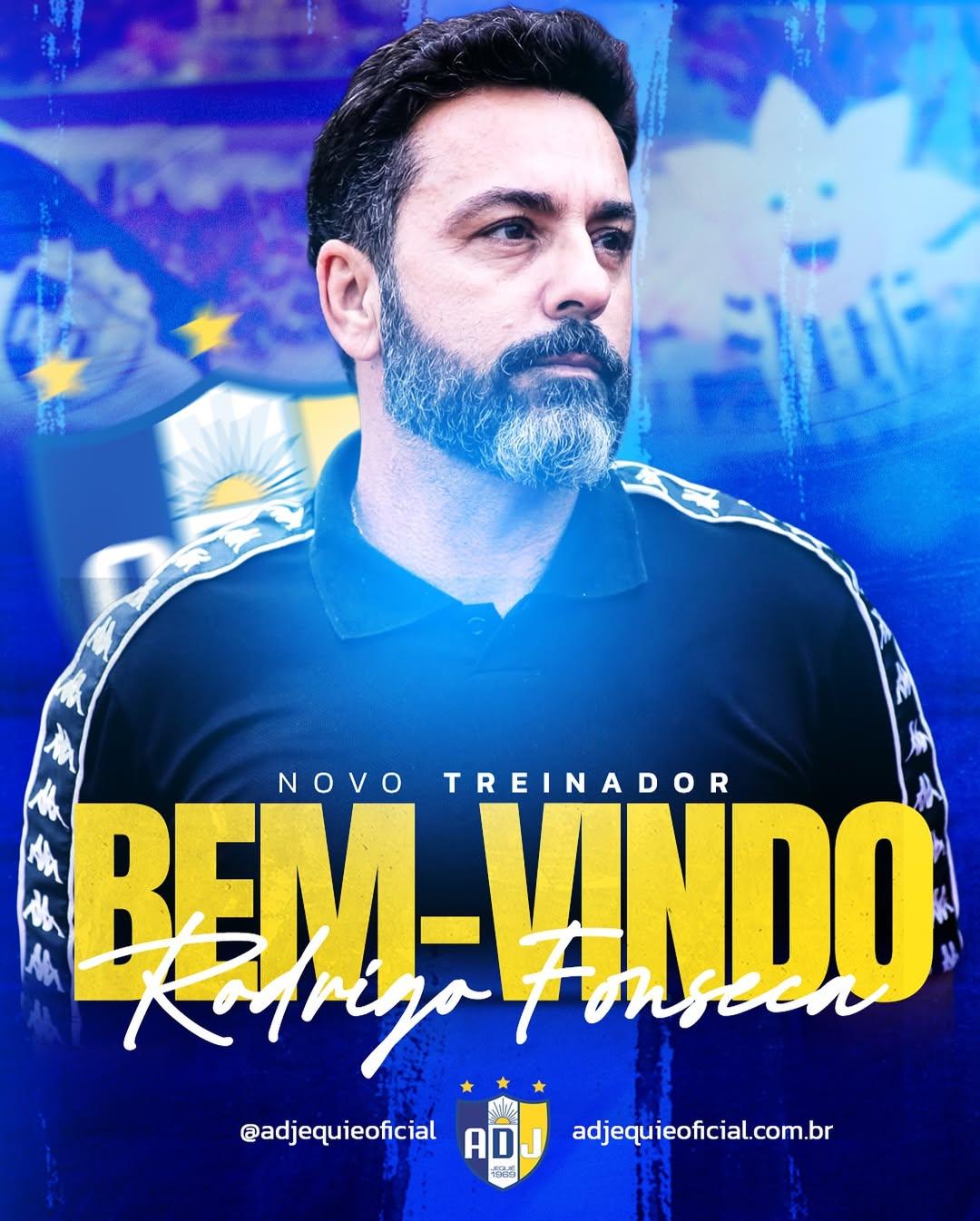 Rodrigo Fonseca é o novo treinador da ADJ e Flu de Feira