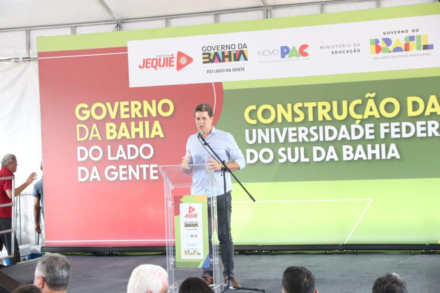 Zé Cocá recebe comitiva de Jerônimo Rodrigues e Rui Costa para assinatura de ordens de serviços para obras no Esporte e Educação