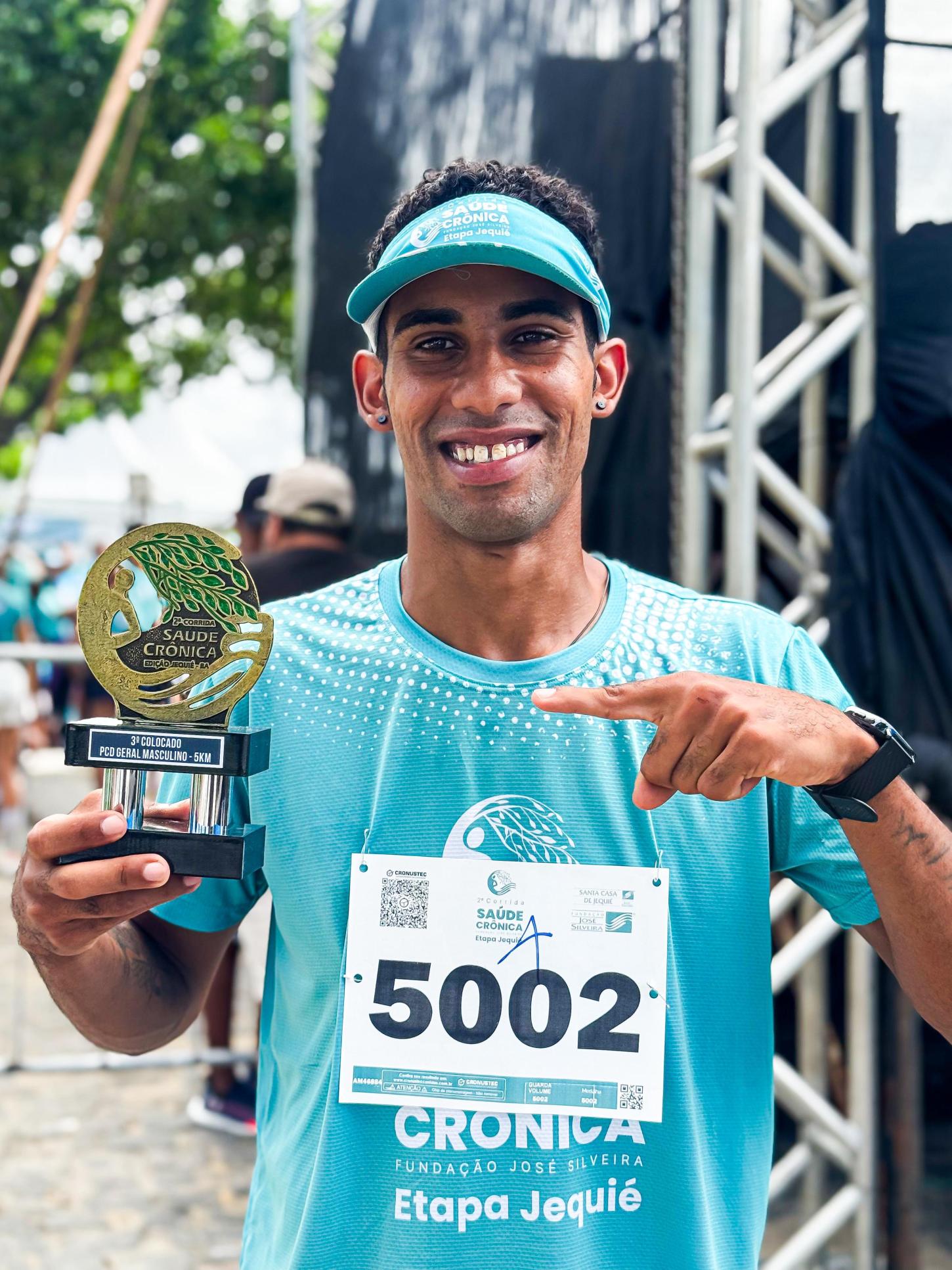 APAE de Jequié conquista pódio na Corrida Saúde Crônica e reforça papel do esporte na inclusão social