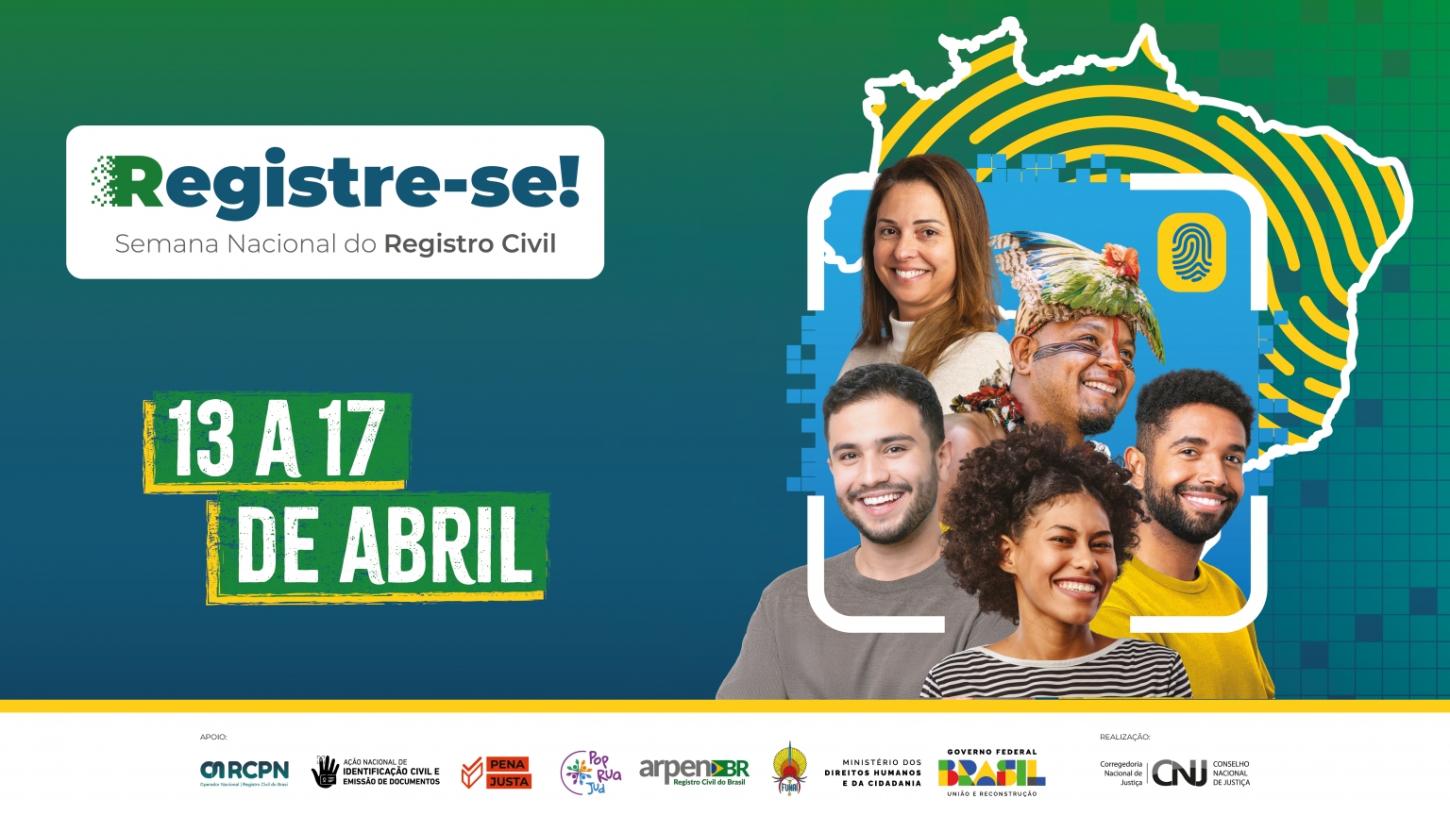 TJBA participará da 4ª edição da Semana Nacional de Registro Civil, de 13 a 17 de abril 