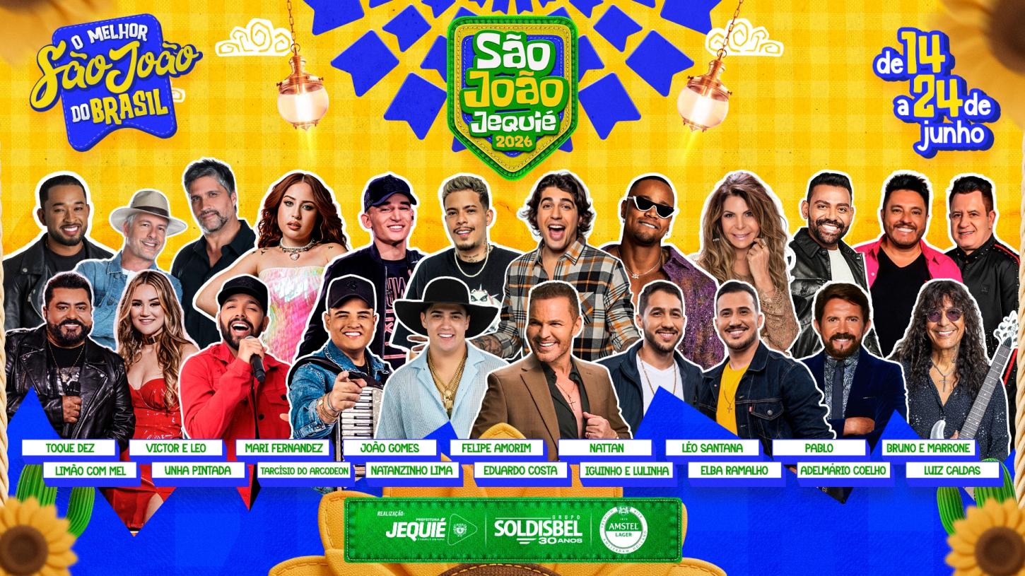 São João de Jequié 2026 promete ser um dos maiores da história com grandes atrações nacionais