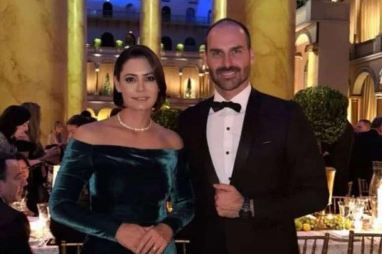 Eduardo Bolsonaro critica Michelle e amplia crise interna no PL
