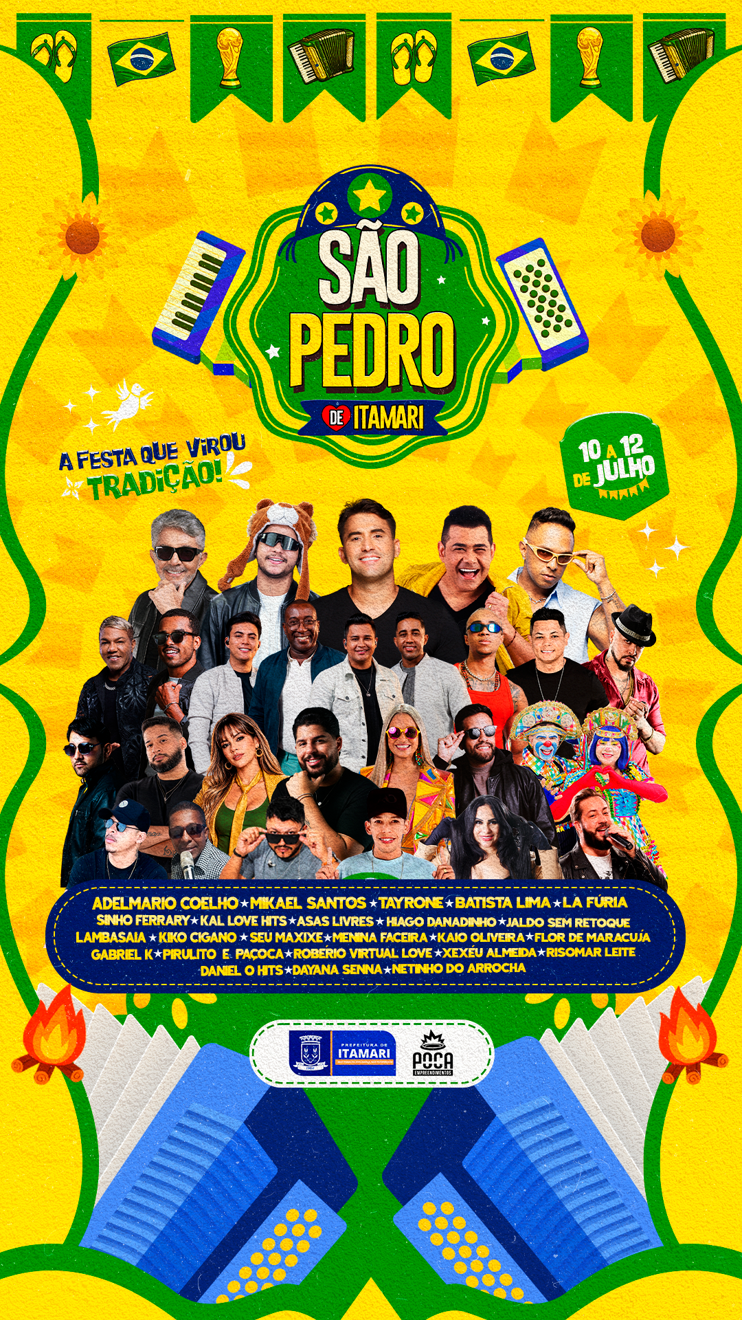 Grade oficial de atrações