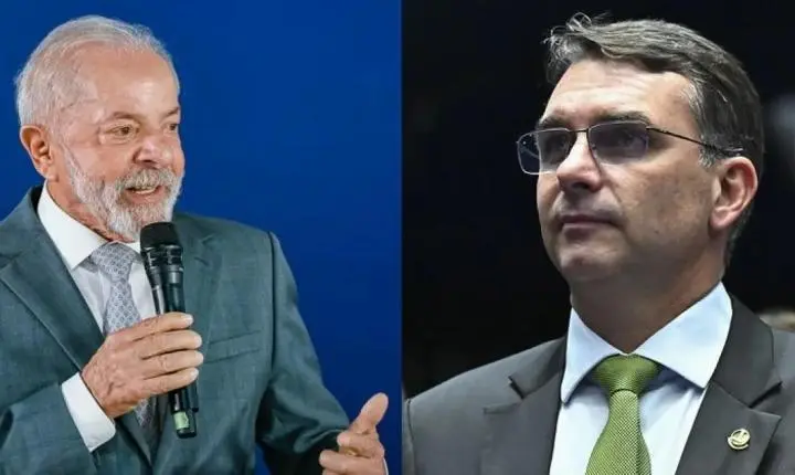 Flávio Bolsonaro supera Lula em simulação de segundo turno, aponta pesquisa BTG/Nexus