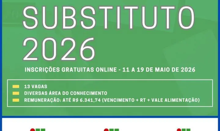IFBA abre seleção com 13 vagas para professores substitutos em Jequié, Jaguaquara e Vitória da Conquista