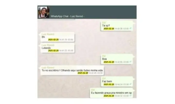 Mensagens de Vorcaro citam Kassio Nunes Marques em festa com cinco mulheres e cobrança de R$ 10 mil