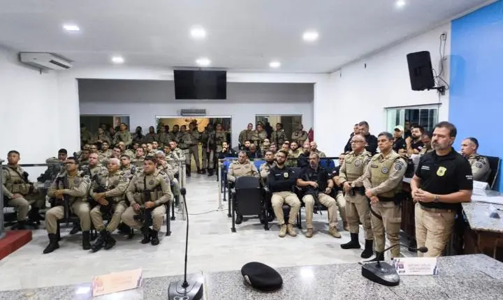 PC, PM e FICCO Bahia combatem integrantes de facções na cidade de Jequié