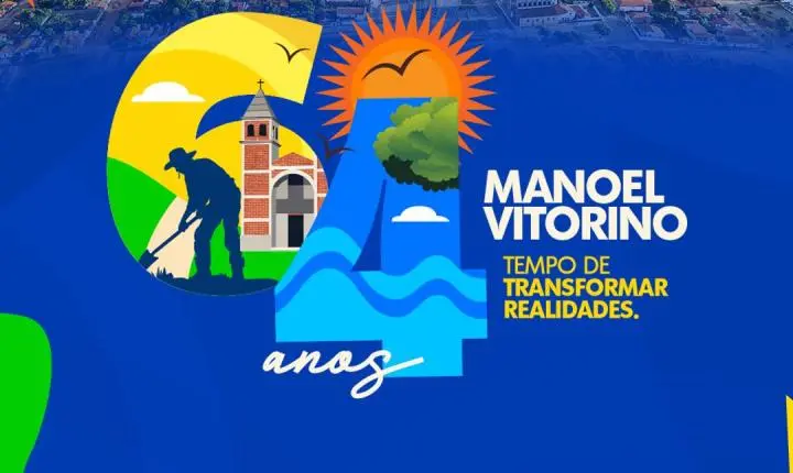 Prefeitura de Manoel Vitorino celebra 64 anos de emancipação política com ampla programação comemorativa