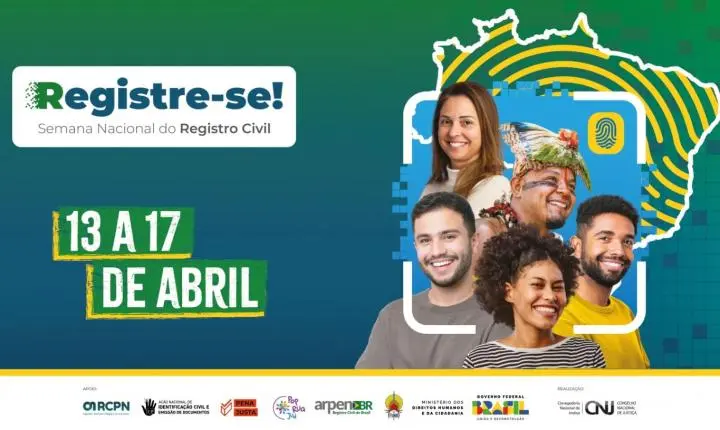 TJBA participará da 4ª edição da Semana Nacional de Registro Civil, de 13 a 17 de abril 